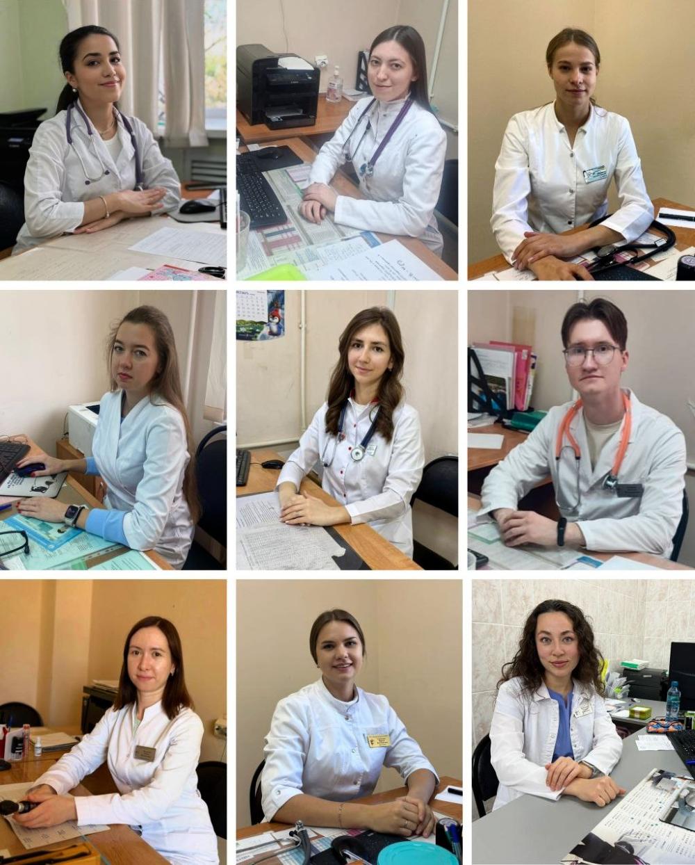 В детском медучреждении радостное событие — пополнение команды врачей молодыми специалистами!  ⁣